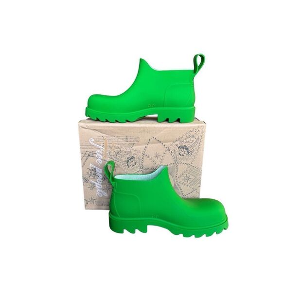 Free People High Street Rain Boot Grass Woman Shoes - Picture 1 of 7